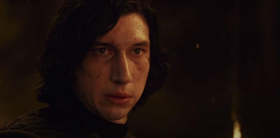 Close-up of Kylo Ren