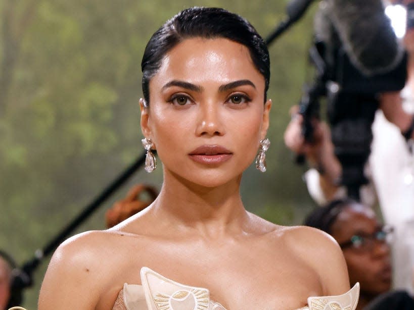 A close-up of Mona Patel at the 2024 Met Gala.