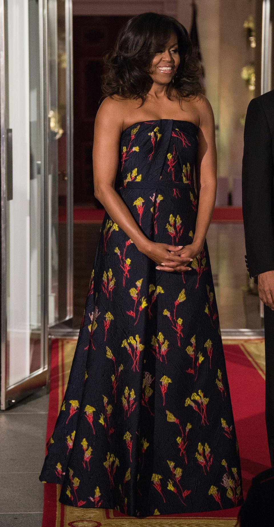 While visiting Canada in 2016,&nbsp;Obama chose yet another Wu design. By that point, the designer had become an old faithful for&nbsp;her.