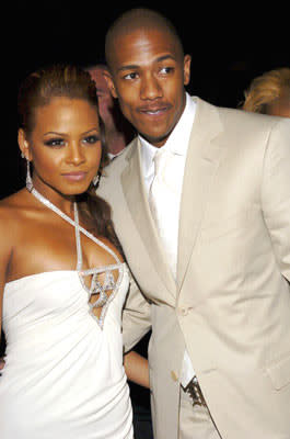 Christina Milian and Nick Cannon at the Hollywood premiere of MGM's Be Cool