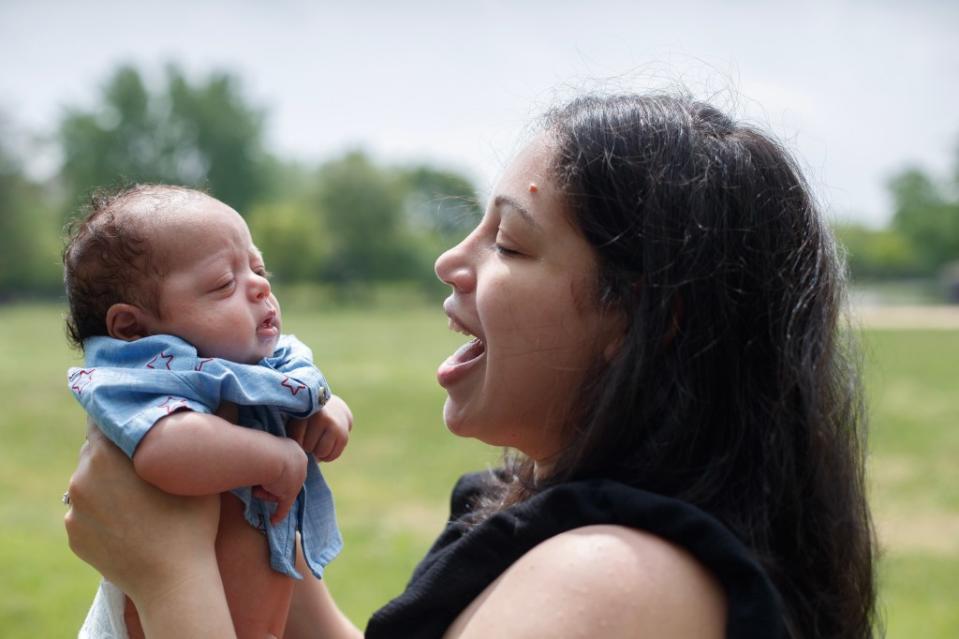 Things went much more smoothly for Perez the second time around. She didn’t develop preeclampsia for her second pregnancy and welcomed Daniel on March 19. Tamara Beckwith