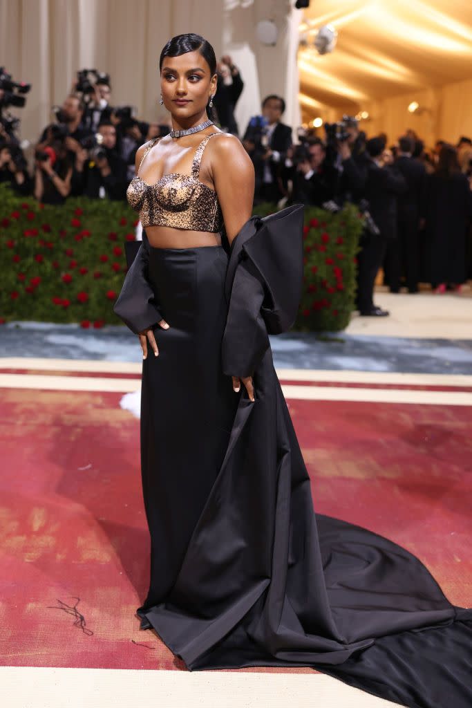 new york, new york may 02 simone ashley attends the 2022 met gala celebrating in america an anthology of fashion at the metropolitan museum of art on may 02, 2022 in new york city photo by john shearergetty images