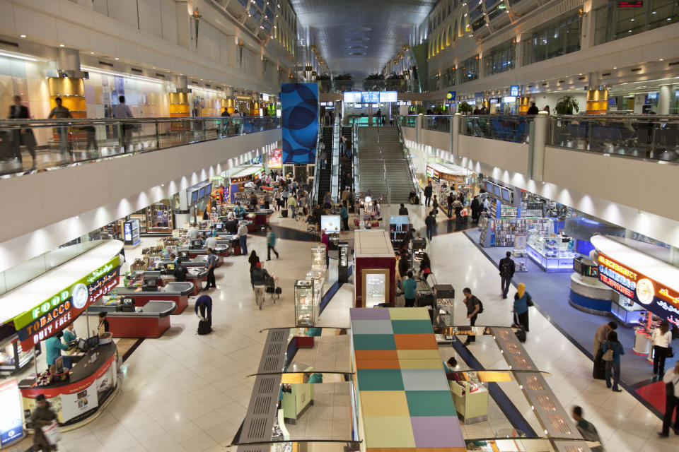 <em>Duty free at Dubai Airport. (Photo: Getty)</em>