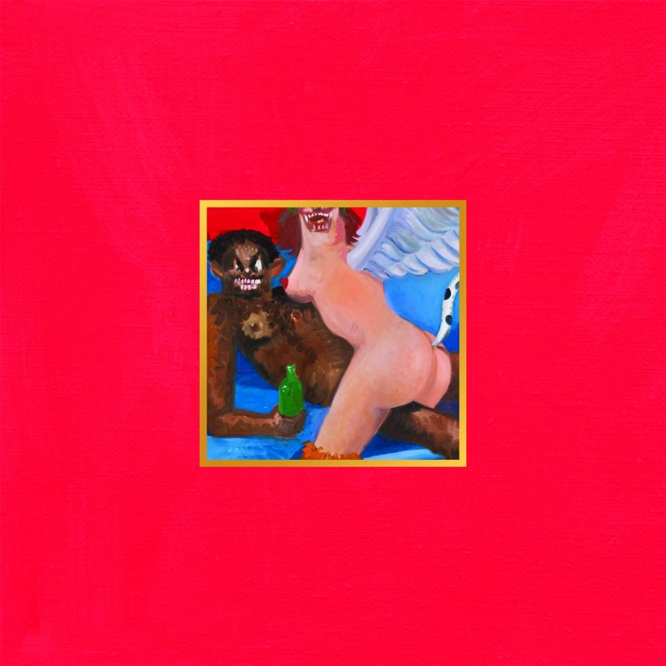 <p>Das Cover zu "My Beautiful Dark Twisted Fantasy" (2010) ist für das HipHop-Genre ziemlich untypisch, man könnte aber auch sagen: Hier zeigt sich einmal mehr, dass Kanye West nicht in Schubladen denkt. Aber etwas Besonderes muss es schon immer sein: Das Artwork ließ er von dem US-Künstler George Condo gestalten. Dessen Werke erzielen bei Auktionen häufig siebenstellige Beträge. (Bild: Universal)</p> 