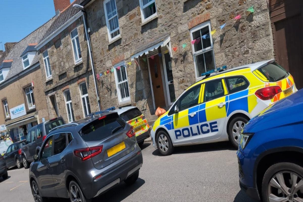 Police have explained why a officers were in Helston town centre today <i>(Image: Supplied)</i>