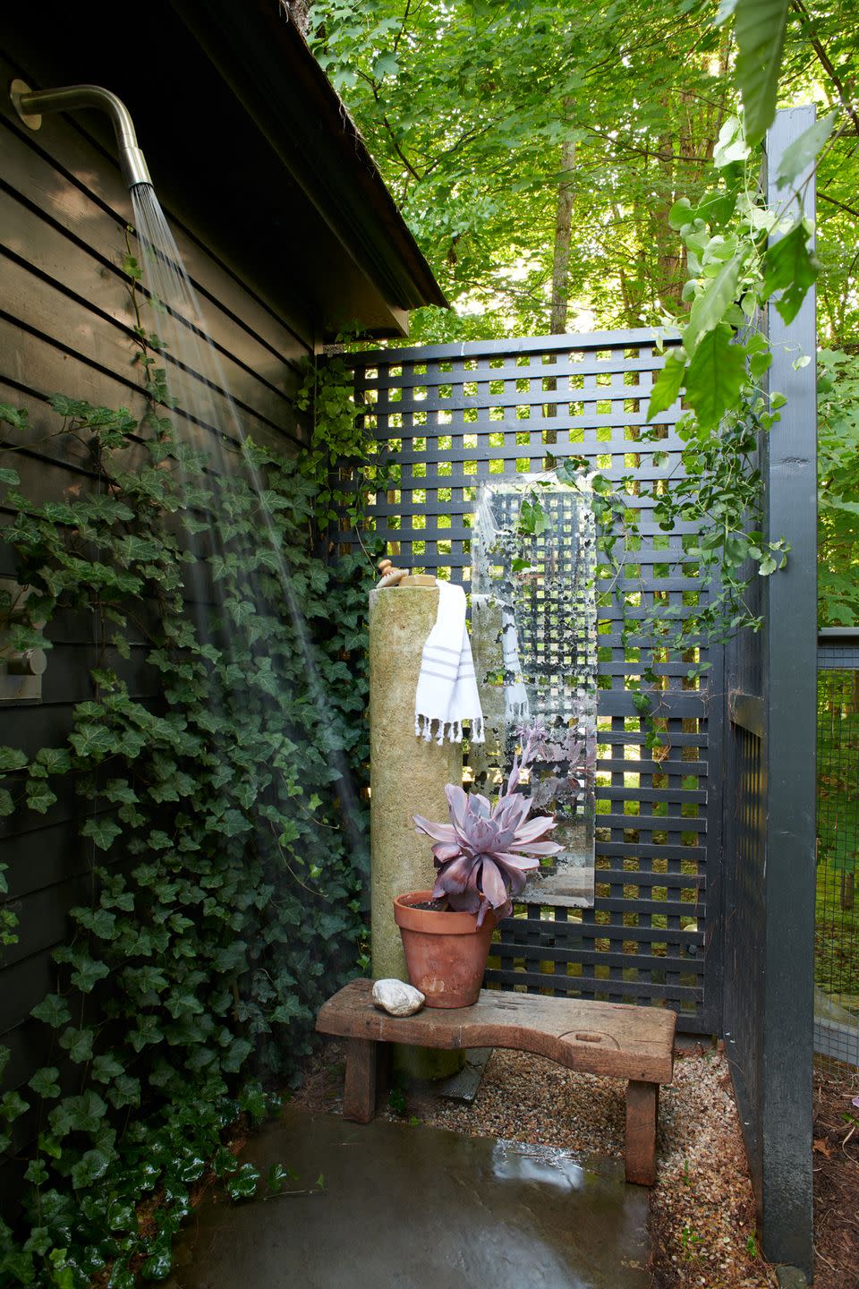 Enhance an Outdoor Shower