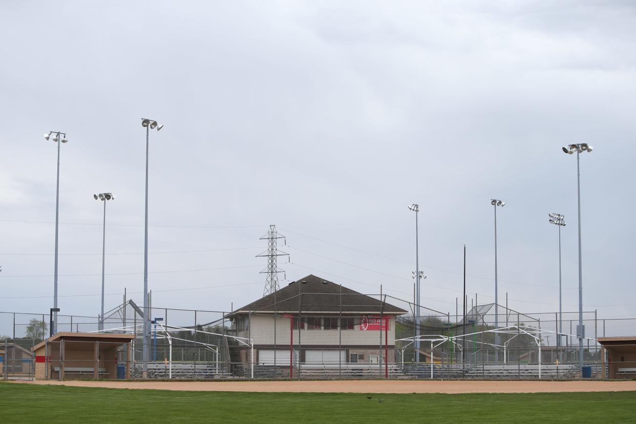 On April 19, 2024, Indiana's State Budget Committee awarded South Bend's Byers Softball Complex $3 million for upgrades, including an overhaul of the main softball fields to install new sod and infield material, as well as other improvements. The facility is shown Tuesday, April 23, 2024.