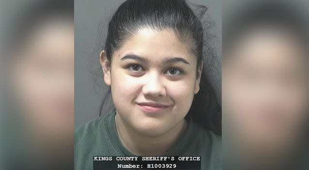 Jelinajane Bedrijo Almario was arrested in May 2016 when she was 17-years-old. Photo: Kings County Sheriff’s Office