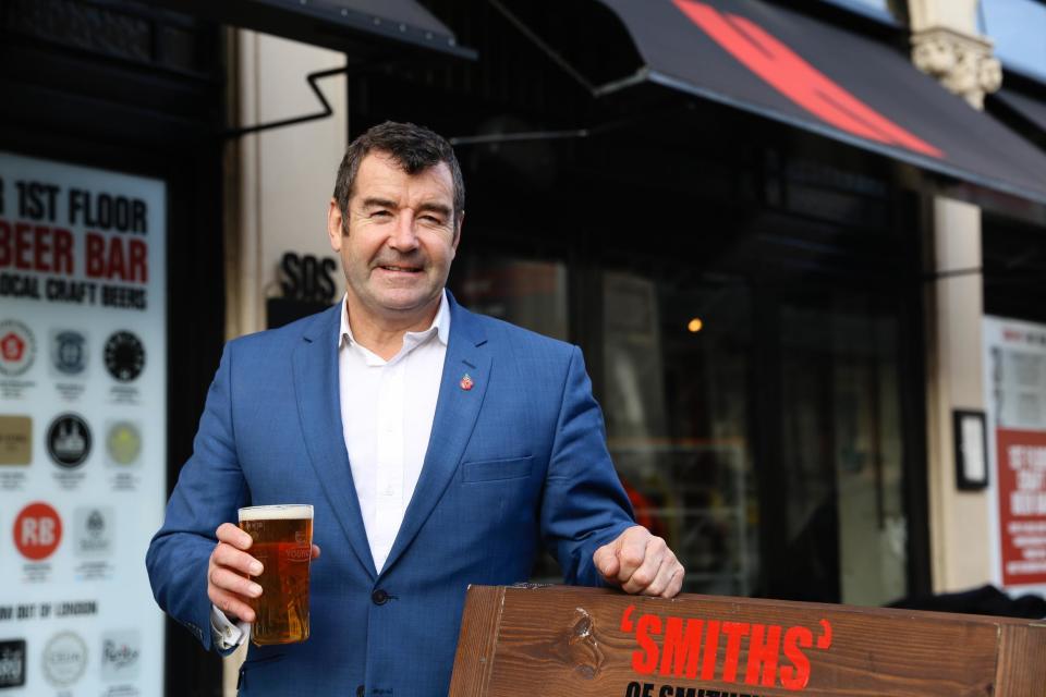 Press image. Patrick Dardis, chief executive of Smiths of Smithfield pub