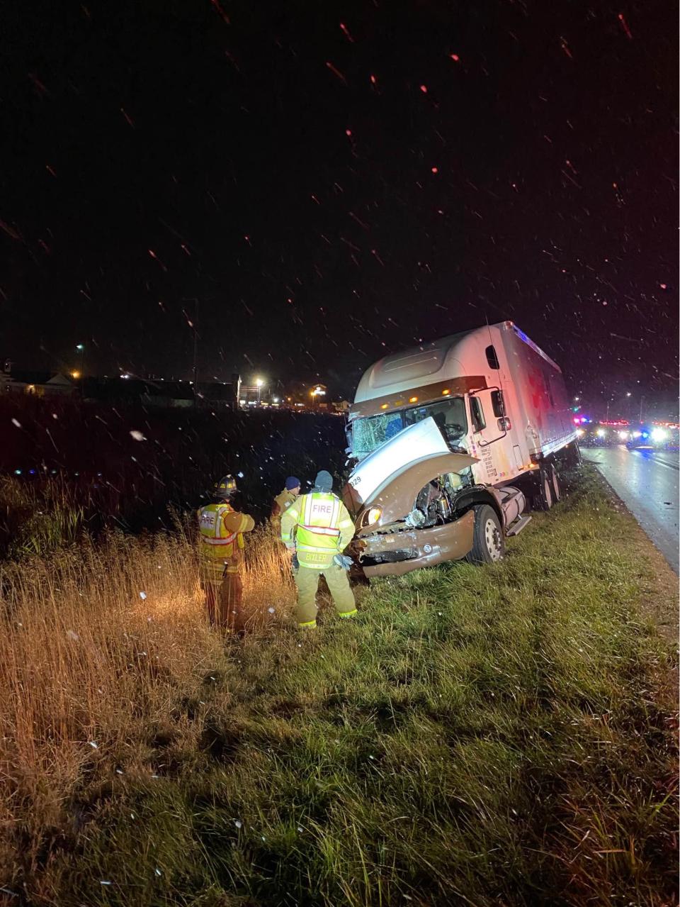 A school bus transporting Chicago high school students was hit by a man allegedly driving a semitrailer while intoxicated on Nov. 12, 2022, in Warsaw.