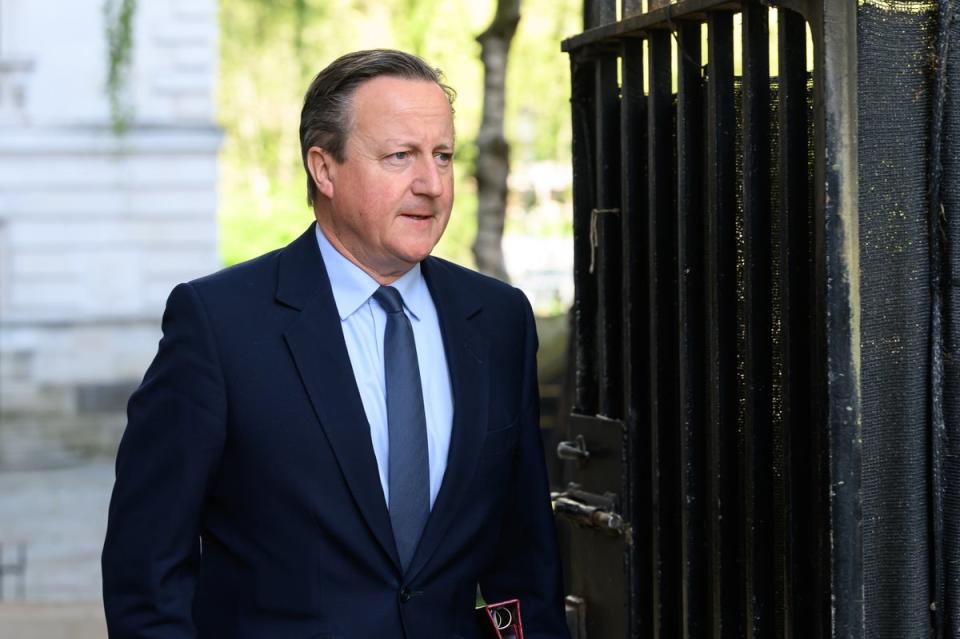 Cameron had been out of office for almost a decade when he lobbied ministers (Getty)