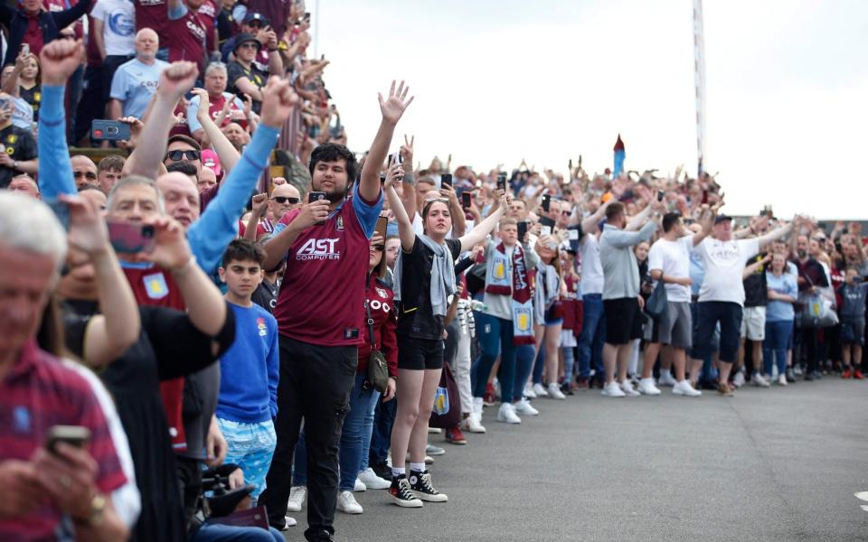 Aston Villa fans - REUTERS/ED SYKES