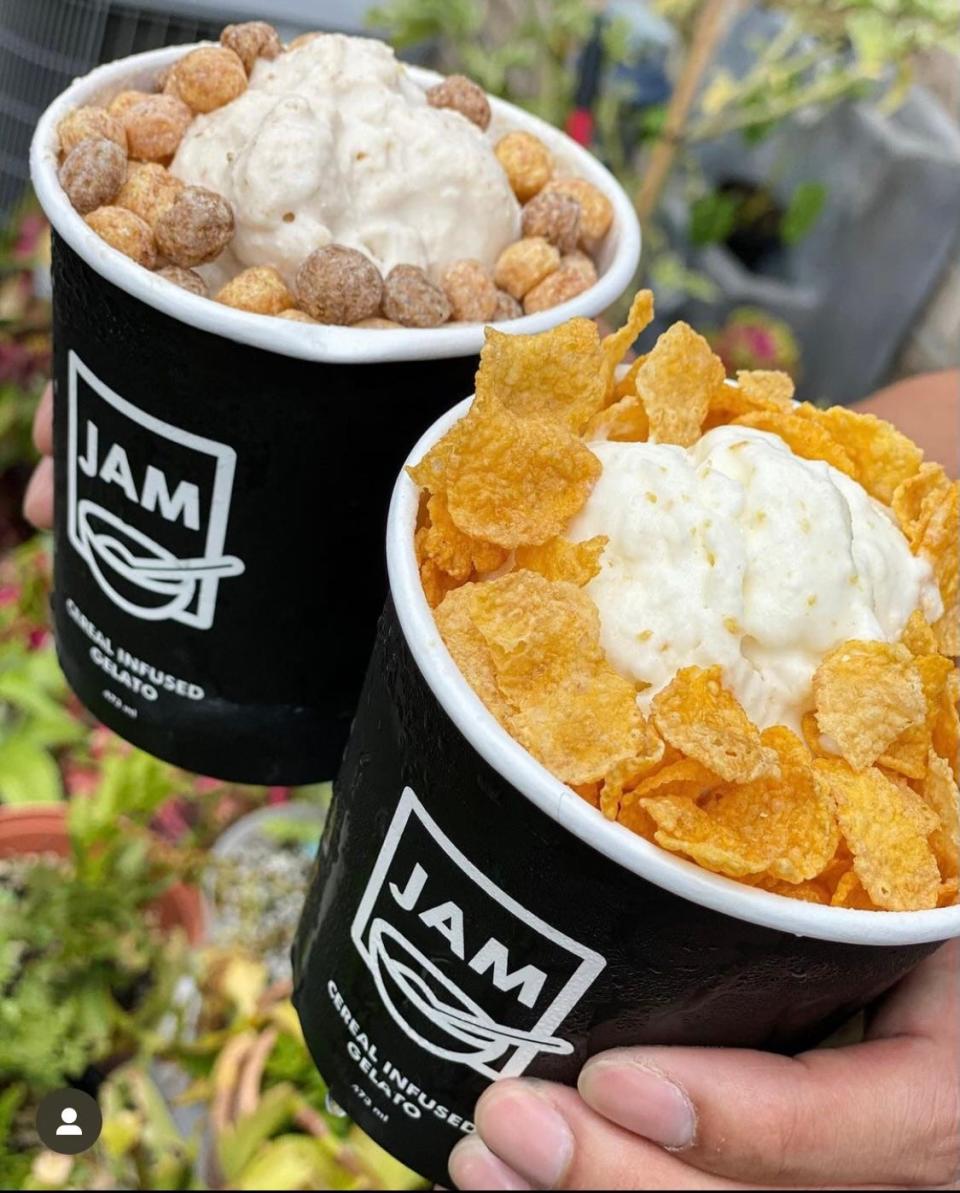 Cereal-infused gelato is among the treats that will be offered at JAM.