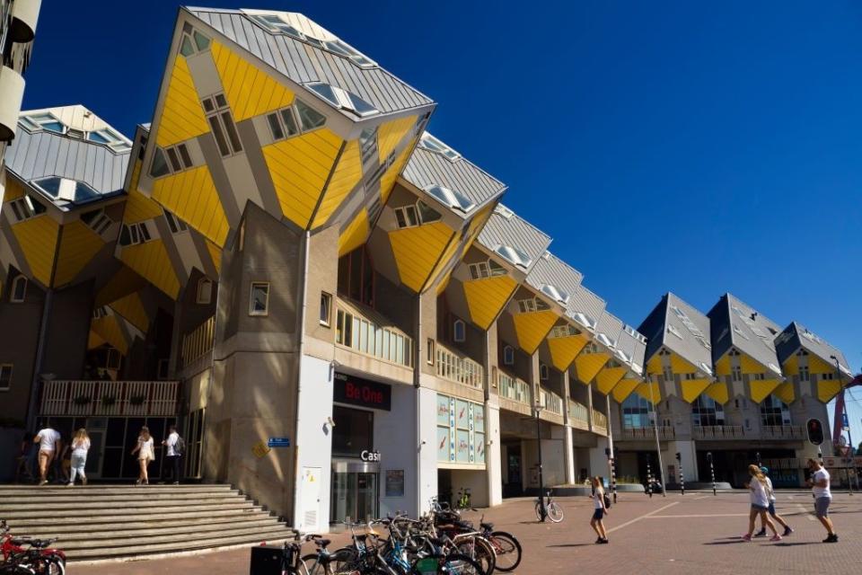 The Cube Houses of Rotterdam, the Netherlands. (Planet One Images/UCG/Universal Images Group via Getty Images)