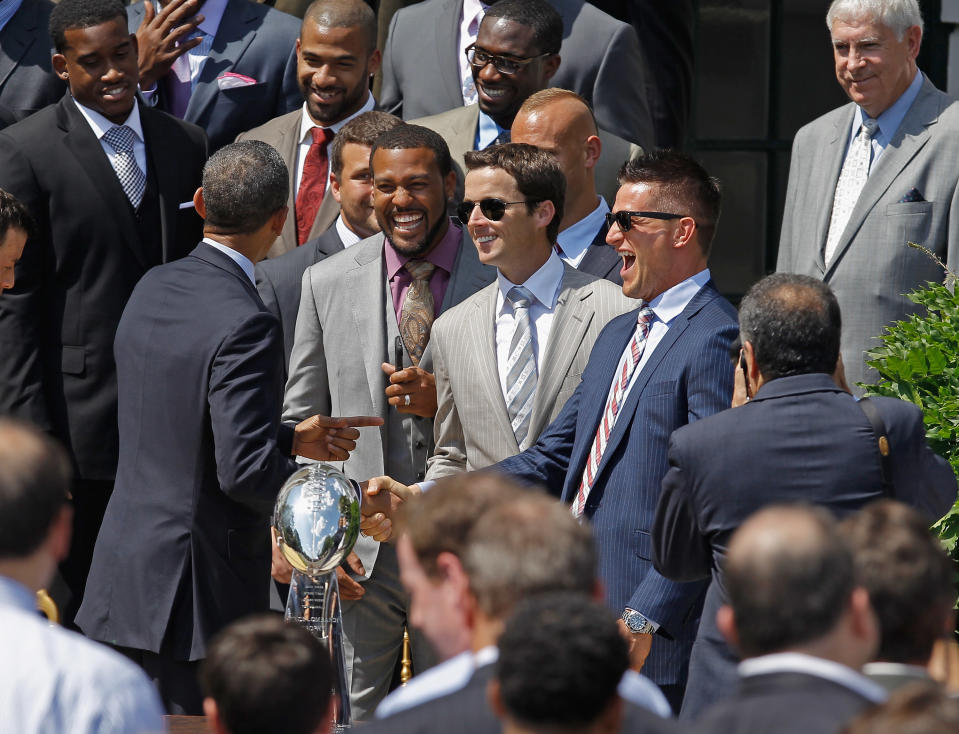 President Obama Hosts Super Bowl Champions The New York Giants