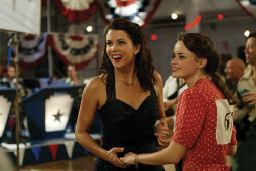 This episode is mostly great because it involves a Stars Hollow Dance Marathon. Even better, a ton of drama happens on the dance floor ... like when Dean announces that Rory's into Jess and dumps her. 