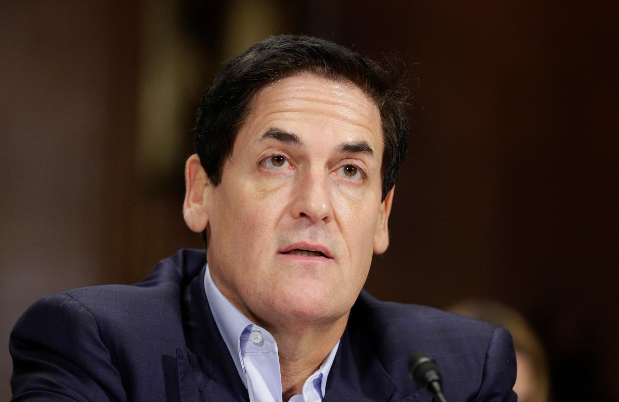Mark Cuban testifies before the Senate Judiciary Committee Antitrust Subcommittee hearing on the proposed deal between AT&amp;T and Time Warner in Washington, U.S., December 7, 2016. (Photo: Joshua Roberts / Reuters)