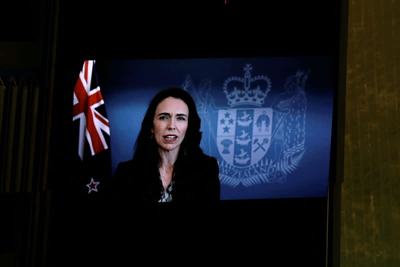 FILE PHOTO: New Zealand's Ardern addresses 76th Session of the United Nations General Assembly