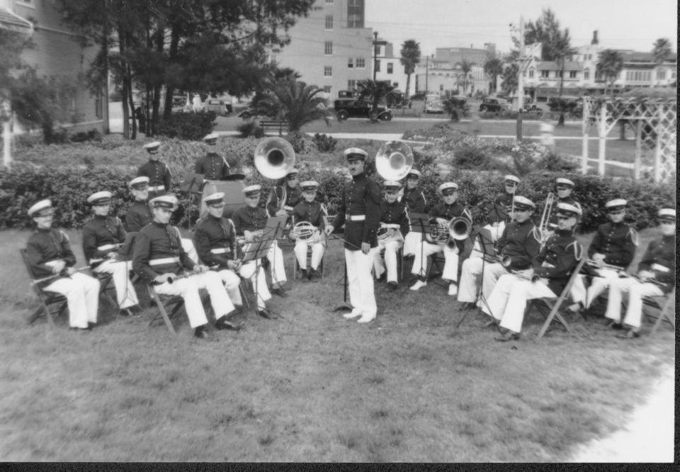 The Sarasota Band, here being led by Voltaire Sturgis, ca 1927.