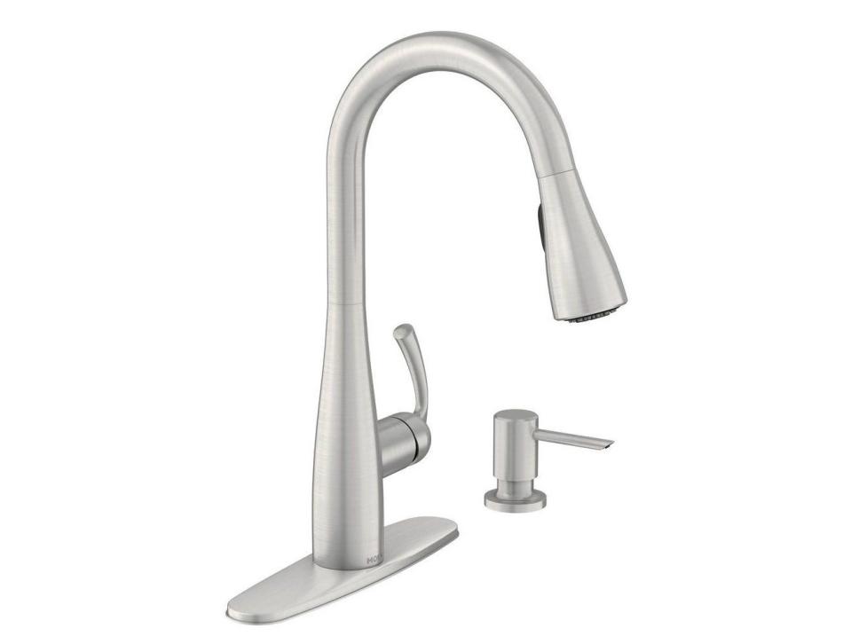 Essie Single-Handle Pull-Down Sprayer Kitchen Faucet by Moen