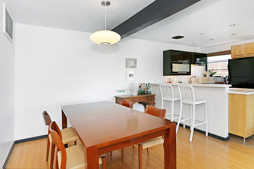 After: Dining room in the lower unit