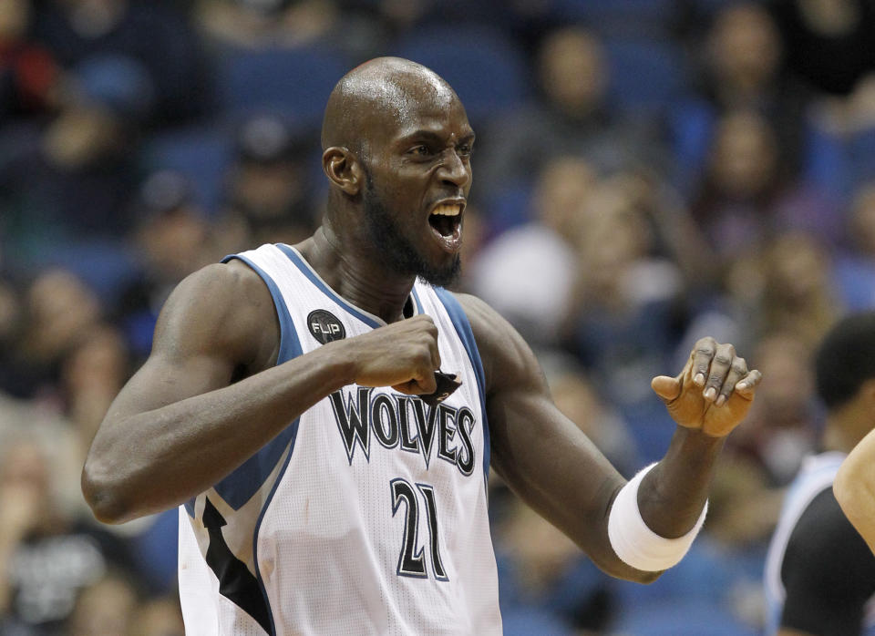 Glen Taylor is reportedly selling, and Kevin Garnett wants to buy. (AP Photo/Ann Heisenfelt)