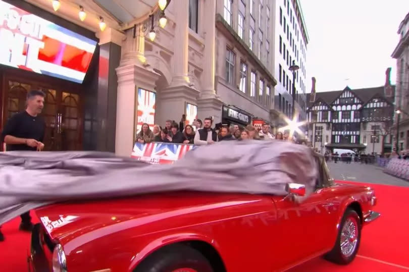 Simon was surprised with his old car -Credit:ITV