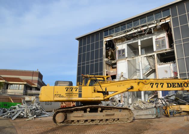 The demolition of the old IMAX building in Bournemouth back in 2013. (Photo: Thomas Faull via Getty Images)