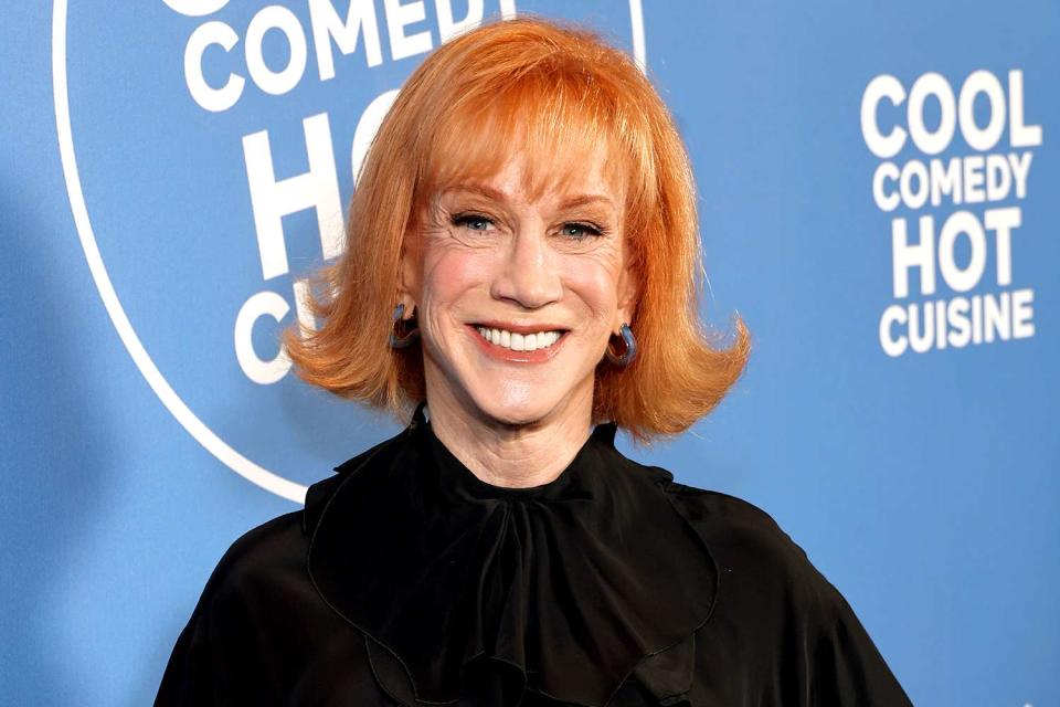 <p>Matt Winkelmeyer/Getty Images</p> Kathy Griffin attends Cool Comedy Hot Cuisine: A Tribute to Bob Saget at Beverly Wilshire, A Four Seasons Hotel on September 21, 2022 in Beverly Hills, California. 