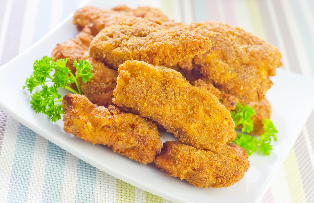 nuggets from chicken