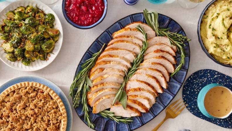 Blue Apron has both classic and fully vegetarian holiday meal options.