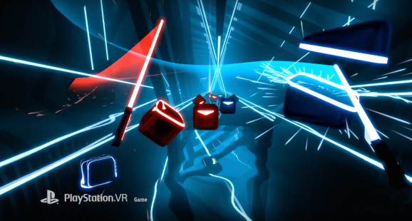 Beat Saber is coming to PSVR later this year.