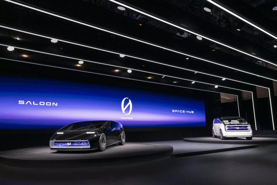 Honda在CES上展演了兩輛全新概念車款，Saloon以及Space-Hub呈現著該品牌未來的車輛走向。