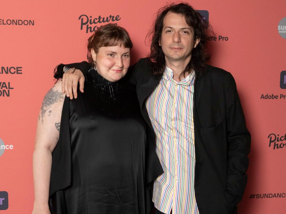 Lena Dunham and Luis Felber