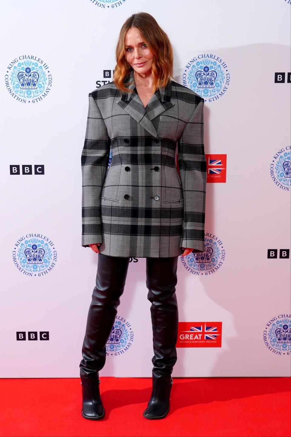 Stella McCartney backstage at the Coronation Concert (Getty Images)