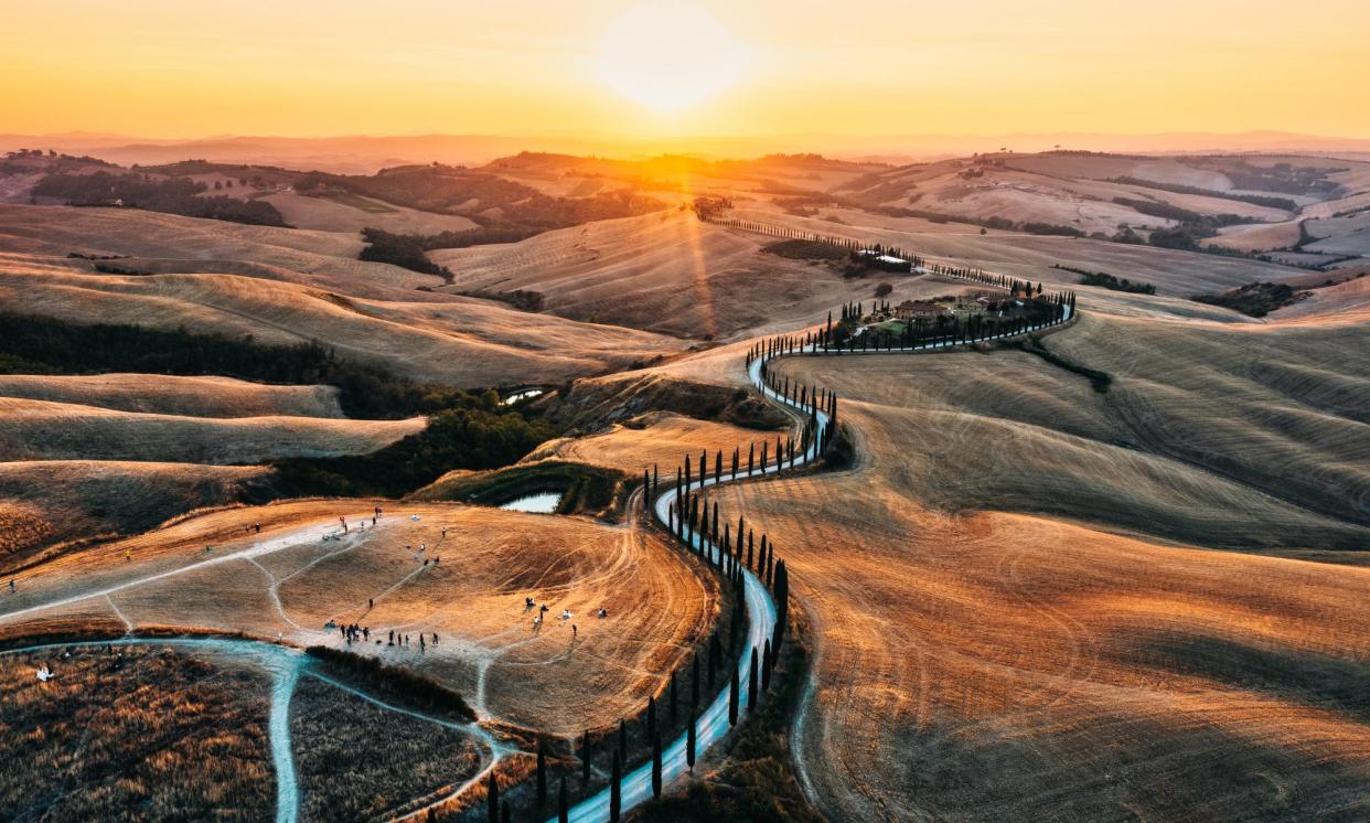 <span>Our reader Lotta enjoyed the small winding roads beyond Siena, Tuscany.</span><span>Photograph: Karl Hendon/Getty Images</span>