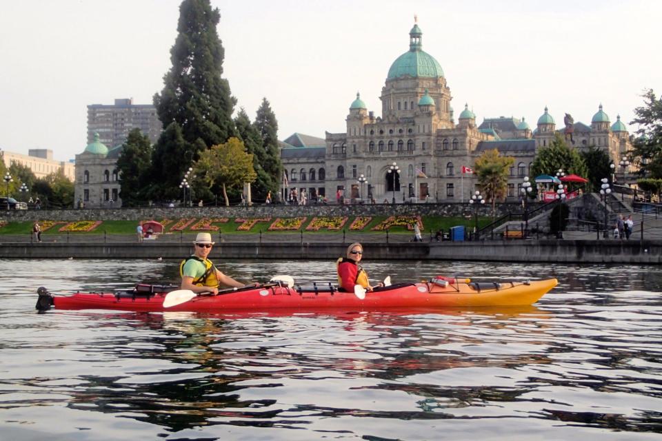 Elegant and quirky, Victoria, British Columbia, is also outdoorsy. There is no need to travel far to go kayaking.