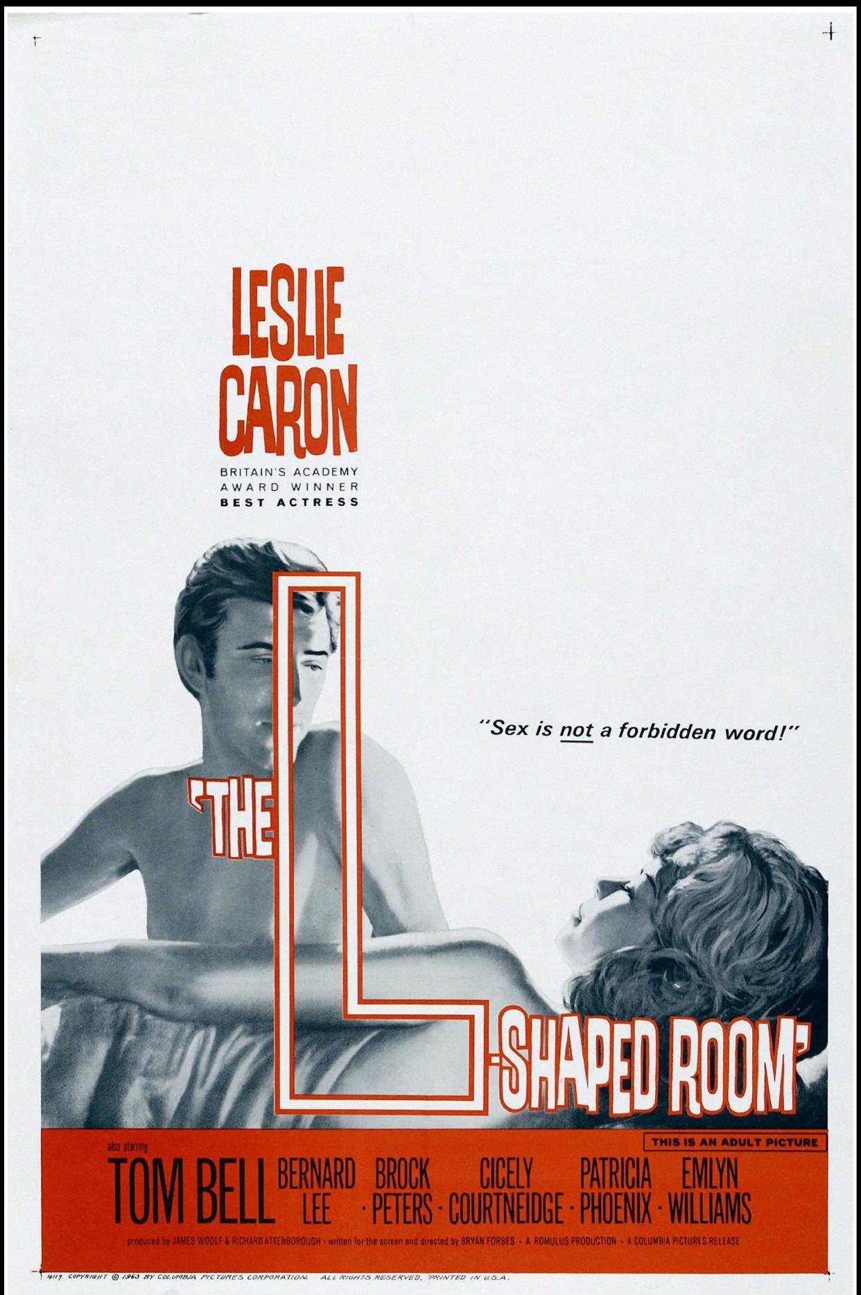 Poster for the film of The L-Shaped Room