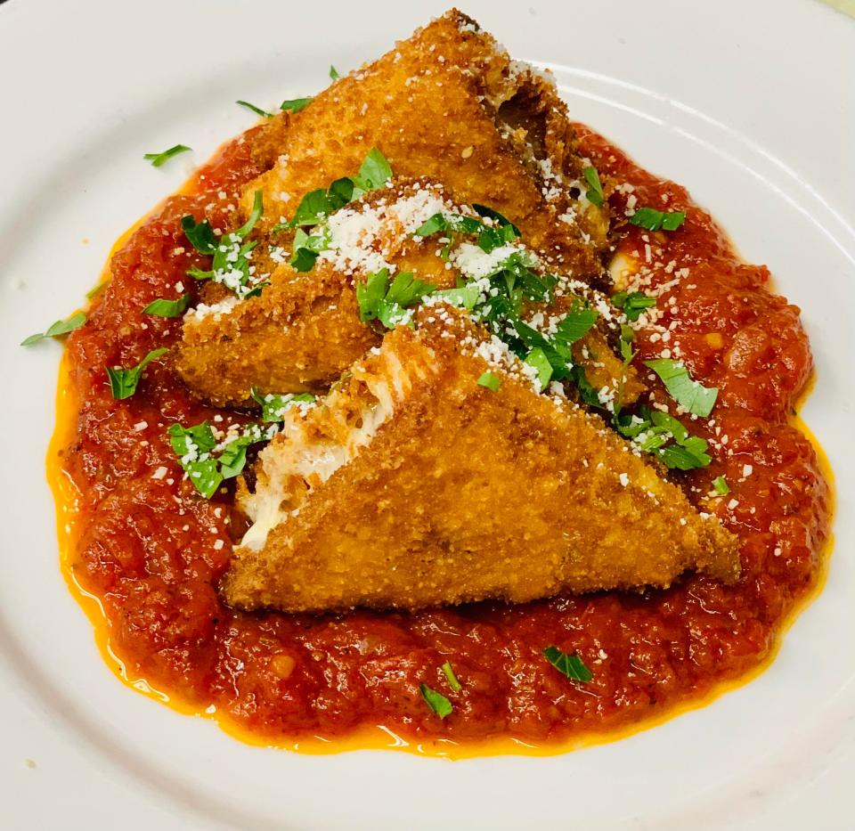 Mozzarlla en carrozza at East Bay Italian Grille in Barnegat.