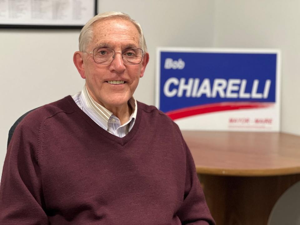Ottawa mayoral candidate (and former mayor) Bob Chiarelli poses for a photo in October 2022.