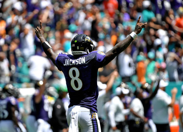 NY Jets at Baltimore Ravens: Lamar Jackson leads blowout win