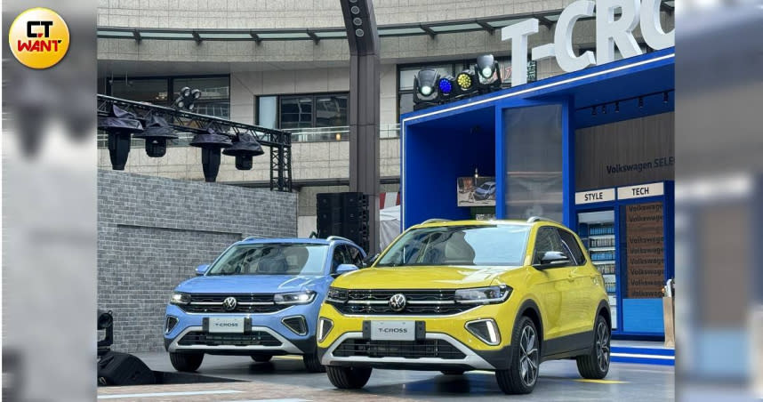 台灣福斯推出小改款T-Cross，並帶來230 TSI Life、230 TSI Tech與230 TSI Style Design共3種車型選擇。（圖／劉芯衣攝）