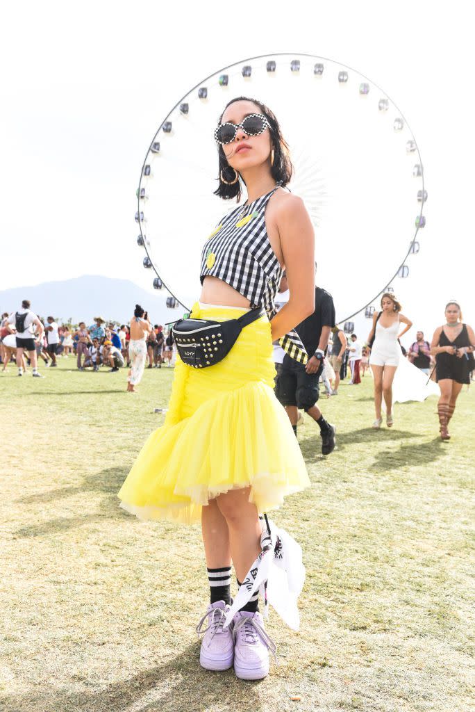 1) Yellow Tutu with Fanny Pack