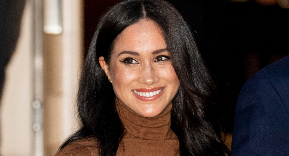 Meghan, Duchess of Sussex. (Photo by Mark Cuthbert/UK Press via Getty Images)