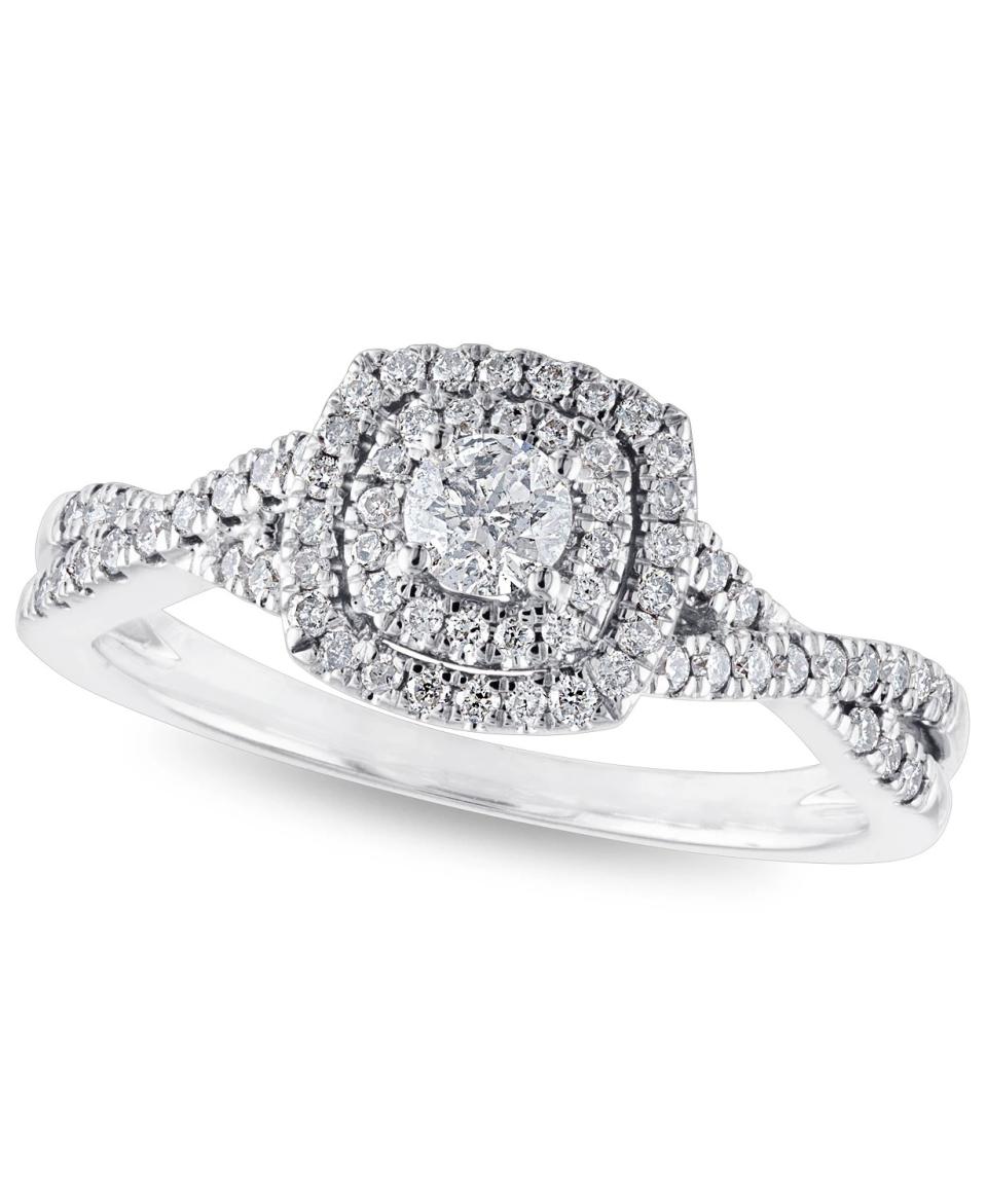 Macy's certified diamond engagement ring, engagement rings under $1,000