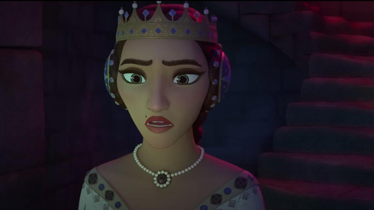  Queen Amaya in Disney's Wish. 