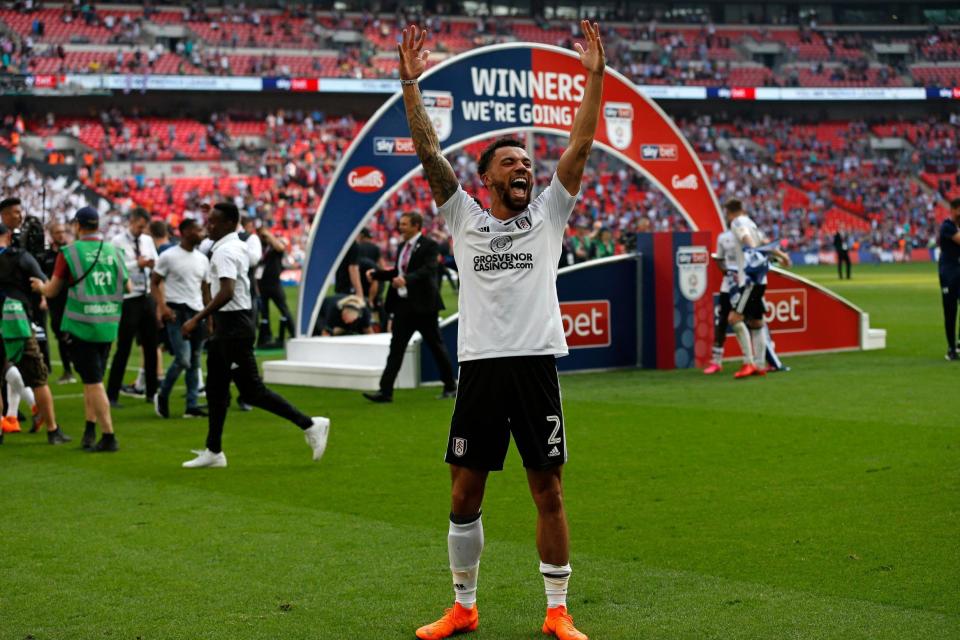 On the up | Fredericks says Fulham can 'achieve a lot' after securing promotion to the Premier League: Ian Kington/AFP/Getty Images