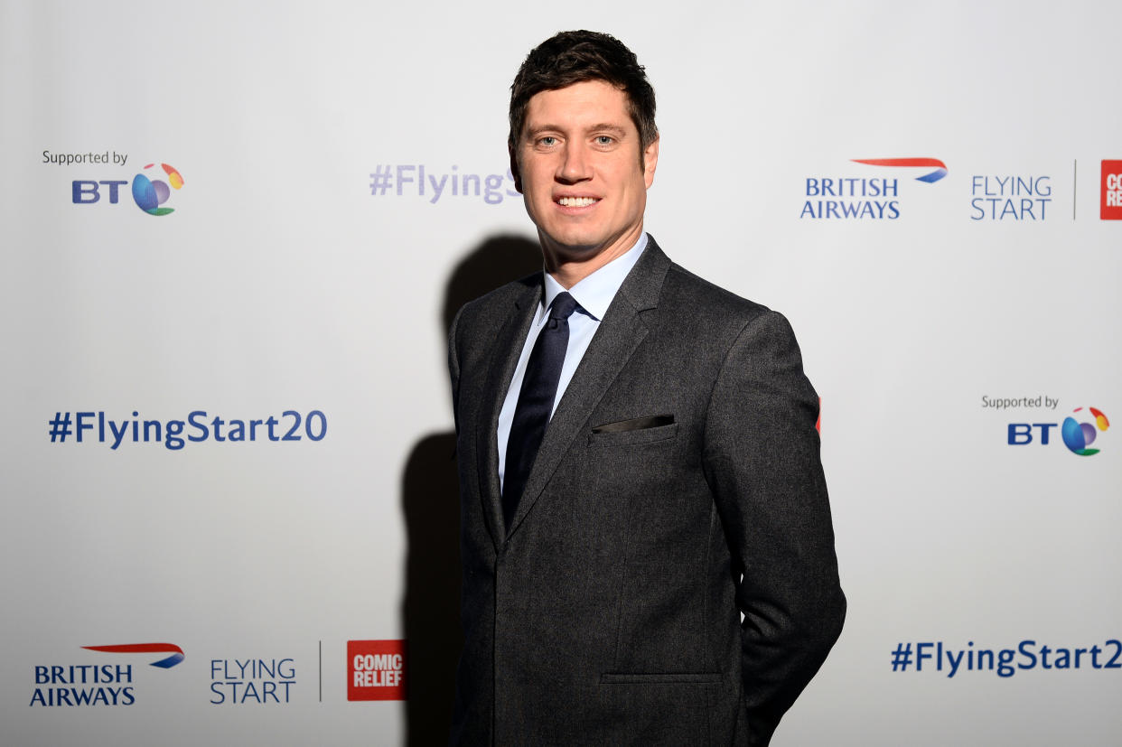 Vernon Kay attends British Airways champagne reception to celebrate the airline raising £20 million for Comic Relief, through it's charity Flying Start, at the Science Museum on November 15, 2018 in London, England. (Photo by Eamonn M. McCormack/Getty Images for British Airways)