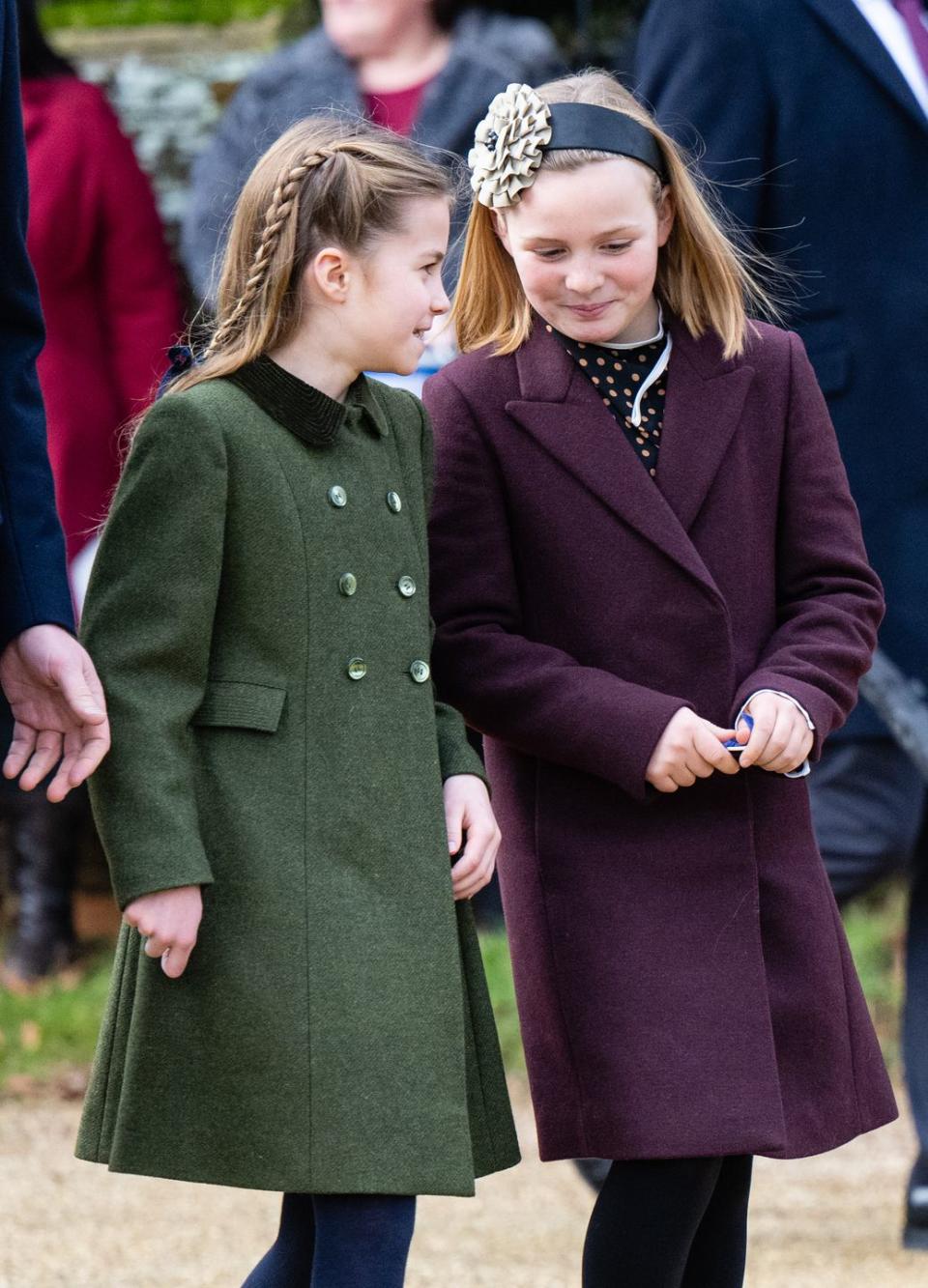 the british royal family attend the christmas morning service