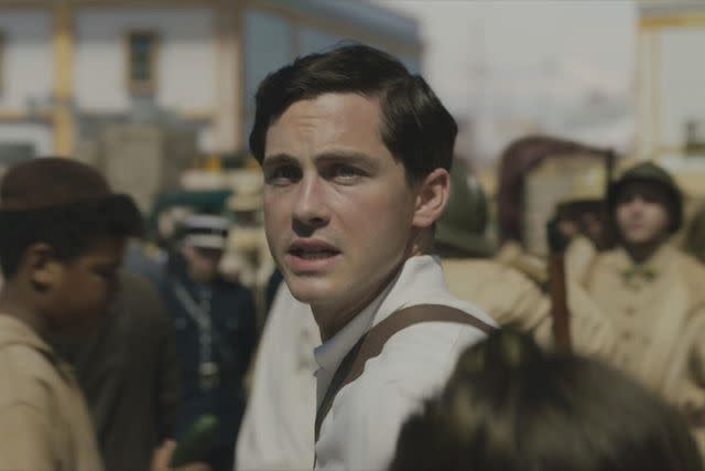 <p>Courtesy of Hulu</p> Logan Lerman in 'We Were the Lucky Ones'